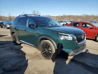 2022 Nissan Pathfinder Platinum with VIN 5N1DR3DK5NC202211, listed as a Copart auction lot 48117015 with 52,457 mi miles and Salvage Title. Bid and sale history available at carsss.com. Image 4.