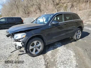 2018 Mercedes-Benz GLC with VIN WDC0G4JB1JV050312, listed as a Copart auction lot 53179245 with 0 mi miles and Salvage Title. Bid and sale history available at carsss.com. Image 1.