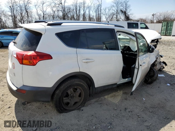 2015 Toyota RAV4 LE with VIN 2T3BFREV3FW314679, listed as a Copart auction lot 49963945 with 124,841 mi miles and Salvage title. Bid and sale history available at DreamBid. Image 3.