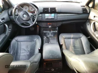 2005 BMW X5 4.8is with VIN 5UXFA935X5LE83006, listed as a Copart auction lot 49554885 with 160,136 mi miles and Clean Title. Bid and sale history available at carsss.com. Image 8.