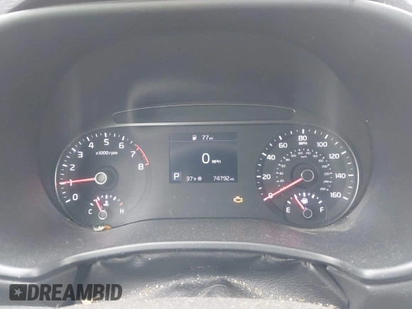 2020 Kia Soul S with VIN KNDJ23AU3L7005173, listed as a IAAI auction lot 41924907 with 74,792 mi miles and . Bid and sale history available at DreamBid. Image 7.