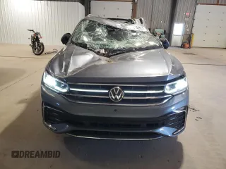 2023 Volkswagen Tiguan SEL R-Line with VIN 3VV4B7AX3PM072402, listed as a Copart auction lot 56656515 with 13,686 mi miles and Salvage title. Bid and sale history available at DreamBid. Image 5.