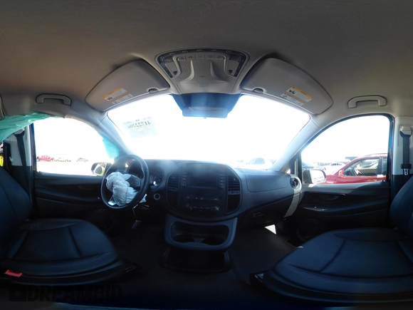 2023 Mercedes-Benz Metris with VIN W1WV0FEY9P4362357, listed as a IAAI auction lot 41722206 with 12,892 mi miles and . Bid and sale history available at DreamBid. Image 18.