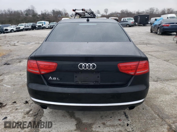 2013 Audi A8 L 3.0L with VIN WAURGAFD2DN001126, listed as a Copart auction lot 87213164 with 116,694 mi miles and Salvage Title. Bid and sale history available at carsss.com. Image 6.