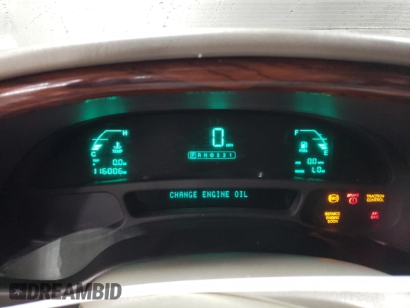 2003 Cadillac DeVille with VIN 1G6KD54Y43U124198, listed as a Copart auction lot 44515215 with 116,006 mi miles and Salvage Title. Bid and sale history available at carsss.com. Image 9.