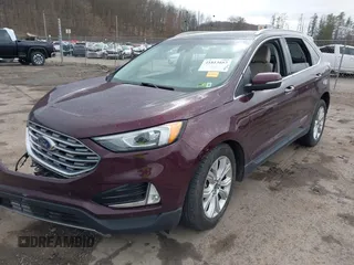 2020 Ford Edge Titanium with VIN 2FMPK4K90LBA26169, listed as a IAAI auction lot 41848710 with 86,987 mi miles. Bid and sale history available at carsss.com. Image 2.
