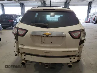 2015 Chevrolet Traverse LTZ with VIN 1GNKVJKD5FJ237352, listed as a Copart auction lot 51510075 with 153,028 mi miles and Salvage Title. Bid and sale history available at DreamBid. Image 6.