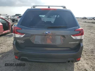 2021 Subaru Forester with VIN JF2SKADC4MH593982, listed as a Copart auction lot 55418575 with 57,706 mi miles and Salvage title. Bid and sale history available at DreamBid. Image 6.