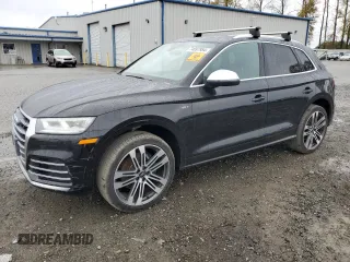 2018 Audi SQ5 Premium Plus with VIN WA1A4AFY0J2200260, listed as a Copart auction lot 74097954 with 61,514 mi miles and Salvage Title. Bid and sale history available at DreamBid. Image 1.