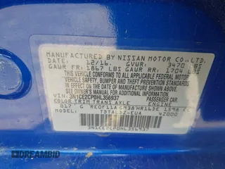 2017 Nissan Note SV z VIN 3N1CE2CP0HL356937, wystawiony jako IAAI lot #42124706 z przebiegiem 107 114 mil mil oraz . Historia ofert i sprzedaży dostępna na DreamBid. Obrazek 9.