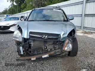 2008 Hyundai Tucson SE with VIN KM8JN12D48U905241, listed as a Copart auction lot 55388775 with 156,970 mi miles and Salvage Title. Bid and sale history available at DreamBid. Image 5.