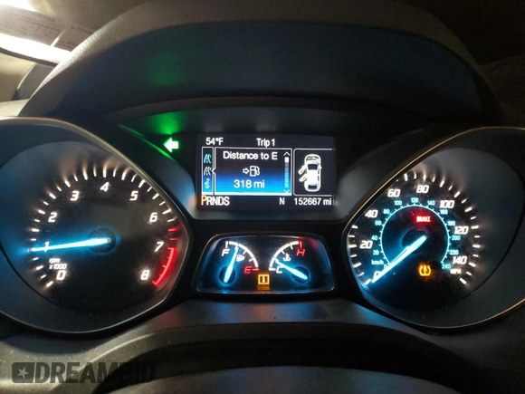 2014 Ford Escape SE with VIN 1FMCU9GX7EUA10349, listed as a Copart auction lot 53238745 with 152,667 mi miles and Salvage Title. Bid and sale history available at carsss.com. Image 9.