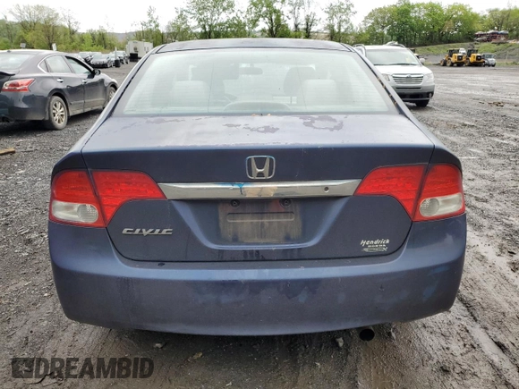 2011 Honda Civic LX with VIN 2HGFA1F59BH538888, listed as a Copart auction lot 55765545 with 168,219 mi miles and Salvage Title. Bid and sale history available at DreamBid. Image 6.