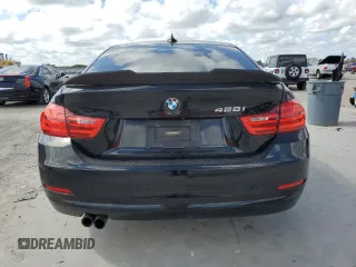 2015 BMW 4 Series 428i with VIN WBA4A5C55FD410360, listed as a Copart auction lot 44335485 with 144,997 mi miles and Salvage Title. Bid and sale history available at DreamBid. Image 6.