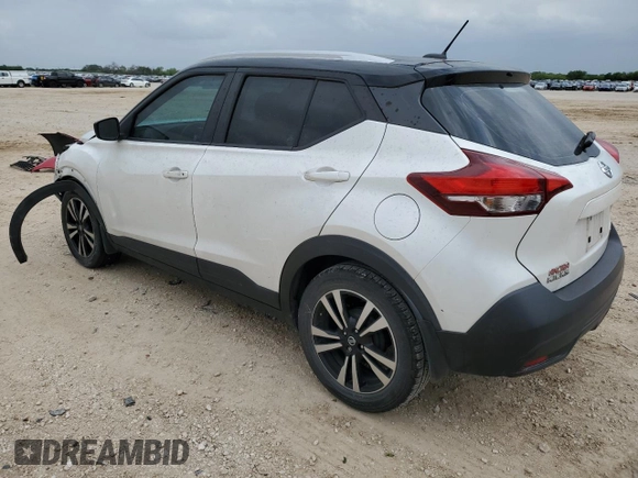 2019 Nissan Kicks SR with VIN 3N1CP5CU7KL516370, listed as a Copart auction lot 54486635 with 112,250 mi miles and Salvage Title. Bid and sale history available at carsss.com. Image 2.