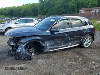 2018 Audi Q5 Premium Plus with VIN WA1BNAFY1J2086688, listed as a Copart auction lot 57216115 with 88,133 mi miles and Salvage title. Bid and sale history available at DreamBid. Image 1.