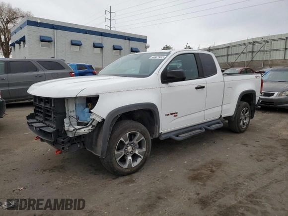 2018 Chevrolet Colorado 4WD LT with VIN 1GCHTCEN7J1165121, listed as a Copart auction lot 44421455 with 54,840 mi miles and Salvage Title. Bid and sale history available at carsss.com. Image 1.