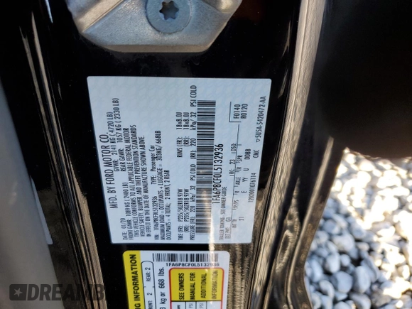 2020 Ford Mustang GT with VIN 1FA6P8CF0L5132936, listed as a Copart auction lot 86275614 with 75,823 mi miles and Salvage Title. Bid and sale history available at DreamBid. Image 14.