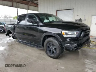 2020 Ram 1500 Rebel with VIN 1C6SRFLT8LN174114, listed as a Copart auction lot 59323525 with 102,701 mi miles and Non repairable. Bid and sale history available at DreamBid. Image 4.