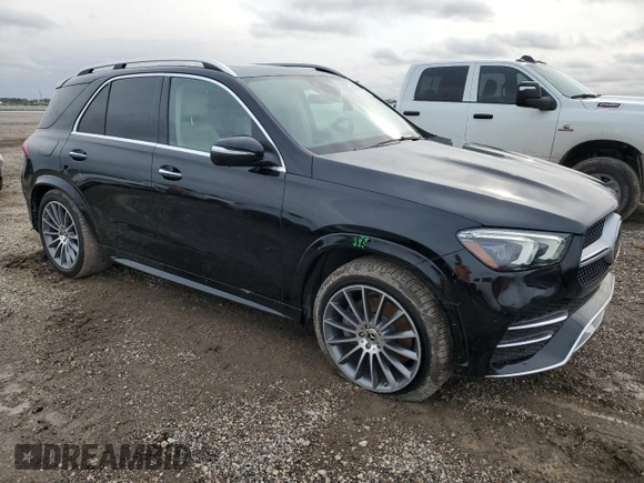 2023 Mercedes-Benz GLE 450 with VIN 4JGFB5KB8PA951630, listed as a Copart auction lot 44431765 with 36,810 mi miles and Salvage title. Bid and sale history available at DreamBid. Image 4.