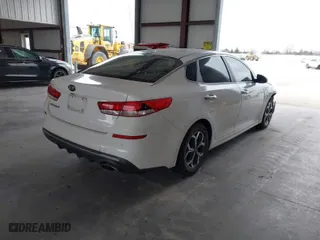 2019 Kia Optima LX with VIN 5XXGT4L37KG320078, listed as a IAAI auction lot 41598649 with 128,439 mi miles. Bid and sale history available at carsss.com. Image 4.