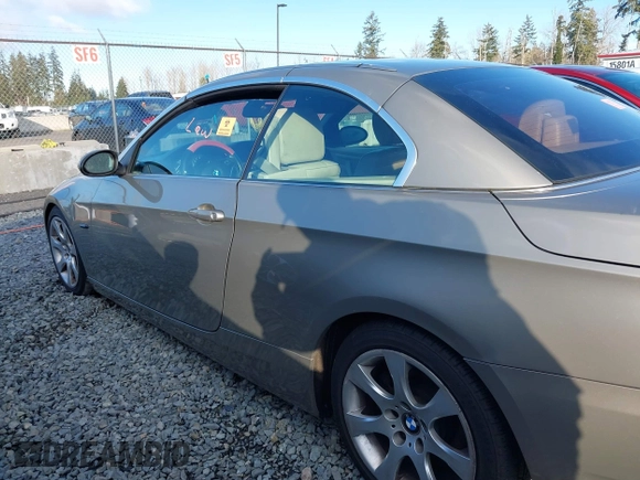 2007 BMW 3 Series 335i with VIN WBAWL73587PX46048, listed as a IAAI auction lot 41507444 with 1 mi miles. Bid and sale history available at carsss.com. Image 13.