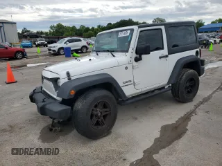 2015 Jeep Wrangler Sport z VIN 1C4AJWAG3FL628707, wystawiony jako Copart lot #57914085 z przebiegiem 167 112 mil mil oraz Szkoda całkowita • Salvage title. Historia ofert i sprzedaży dostępna na DreamBid. Obrazek 1.
