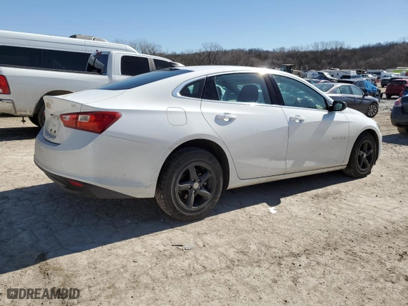 2016 Chevrolet Malibu LS with VIN 1G1ZB5ST0GF206540, listed as a Copart auction lot 46935465 with 162,966 mi miles and Salvage Title. Bid and sale history available at carsss.com. Image 3.