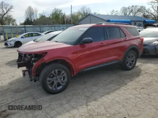 2023 Ford Explorer XLT z VIN 1FMSK8DH6PGA38203, wystawiony jako Copart lot #51019205 z przebiegiem 46 772 mil mil oraz Szkoda całkowita • Salvage title. Historia ofert i sprzedaży dostępna na DreamBid. Obrazek 1.
