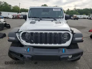 2025 Jeep Wrangler Rubicon z VIN 1C4RJXR66SW602471, wystawiony jako Copart lot #58302595 z przebiegiem 297 mil mil oraz Czysty tytuł • Clean title. Historia ofert i sprzedaży dostępna na DreamBid. Obrazek 5.