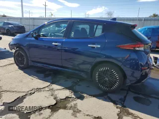 2023 Nissan LEAF SV Plus with VIN 1N4CZ1CV7PC561374, listed as a Copart auction lot 47623055 with 10,572 mi miles and Salvage Title. Bid and sale history available at DreamBid. Image 2.