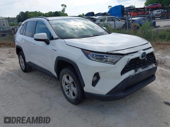2020 Toyota RAV4 Hybrid XLE z VIN 2T3RWRFV7LW072553, wystawiony jako IAAI lot #42197281 z przebiegiem 166 115 mil mil oraz . Historia ofert i sprzedaży dostępna na DreamBid. Obrazek 1.
