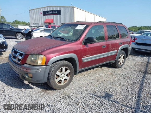 2004 Isuzu Ascender S with VIN 4NUDS13S042103092, listed as a IAAI auction lot 42413390 with 245,672 mi miles and . Bid and sale history available at DreamBid. Image 2.