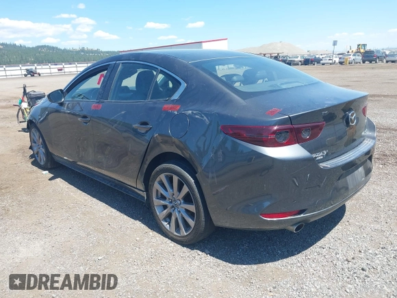 2019 Mazda 3 Select with VIN JM1BPBAM3K1140283, listed as a IAAI auction lot 42666287 with 76,106 mi miles and . Bid and sale history available at DreamBid. Image 3.