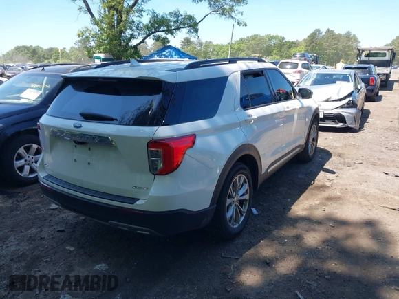 2022 Ford Explorer XLT with VIN 1FMSK8DH4NGC09379, listed as a IAAI auction lot 42412065 with 25,953 mi miles and . Bid and sale history available at DreamBid. Image 4.