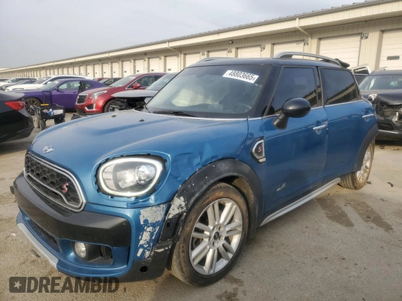2017 MINI Countryman Cooper S with VIN WMZYT5C39H3D81051, listed as a Copart auction lot 48803665 with 97,401 mi miles and Salvage title. Bid and sale history available at DreamBid. Image 1.
