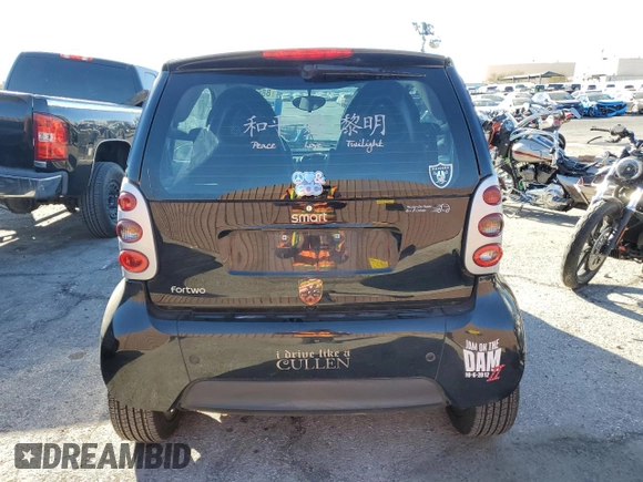 2006 Smart fortwo with VIN WME4503321J285051, listed as a Copart auction lot 88683835 with 94,663 mi miles and Clean title. Bid and sale history available at DreamBid. Image 6.