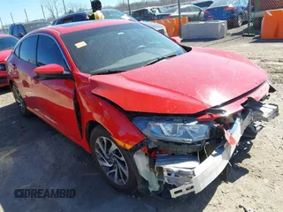 2018 Honda Civic Sedan EX with VIN 2HGFC2F78JH517515, listed as a IAAI auction lot 41716563 with 96,675 mi miles. Bid and sale history available at carsss.com. Image 1.