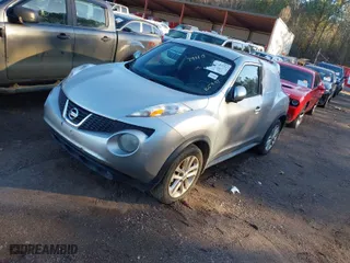 2012 Nissan Juke SL with VIN JN8AF5MR3CT105907, listed as a IAAI auction lot 41379110 with 218,874 mi miles. Bid and sale history available at carsss.com. Image 2.