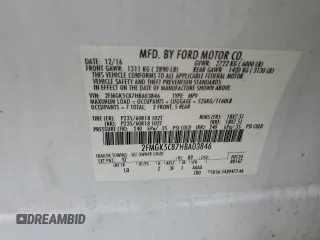 2017 Ford Flex SEL with VIN 2FMGK5C87HBA03846, listed as a Copart auction lot 78281354 with 141,874 mi miles and Salvage Title. Bid and sale history available at carsss.com. Image 13.