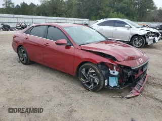2024 Hyundai Elantra SEL z VIN KMHLS4DG2RU810043, wystawiony jako Copart lot #79940984 z przebiegiem 727 mil mil oraz Szkoda całkowita • Salvage title. Historia ofert i sprzedaży dostępna na DreamBid. Obrazek 4.