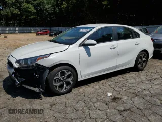 2021 Kia Forte LXS with VIN 3KPF24AD4ME349205, listed as a Copart auction lot 64805393 with 46,773 mi miles and Salvage Title. Bid and sale history available at DreamBid. Image 1.