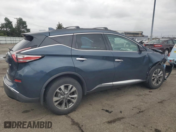 2017 Nissan Murano SV with VIN 5N1AZ2MG1HN114550, listed as a Copart auction lot 80918854 with 158,753 mi miles and Salvage Title. Bid and sale history available at carsss.com. Image 3.