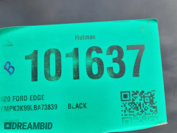 2020 Ford Edge Titanium with VIN 2FMPK3K99LBA73839, listed as a IAAI auction lot 42843885 with 92,381 mi miles and . Bid and sale history available at DreamBid. Image 44.