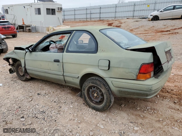 1995 Toyota Tercel DX with VIN JT2EL56D7S0084379, listed as a Copart auction lot 44722205 with 0 mi miles and Salvage Title. Bid and sale history available at carsss.com. Image 2.