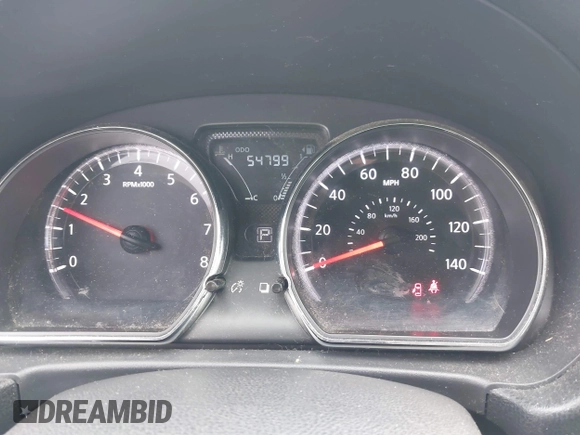 2015 Nissan Versa SV with VIN 3N1CN7APXFL957933, listed as a IAAI auction lot 41601299 with 54,799 mi miles. Bid and sale history available at carsss.com. Image 7.