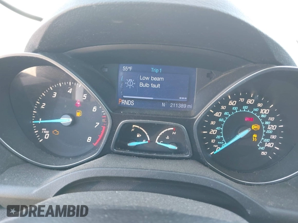 2013 Ford Escape SE with VIN 1FMCU0GX1DUA80455, listed as a IAAI auction lot 41756952 with 211,389 mi miles. Bid and sale history available at carsss.com. Image 7.