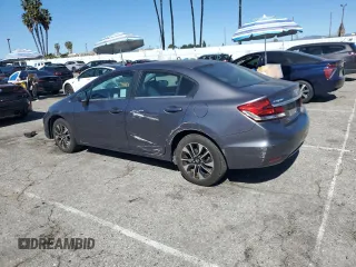 2014 Honda Civic Sedan EX with VIN 19XFB2F84EE259683, listed as a Copart auction lot 46661875 with 68,967 mi miles and Clean Title. Bid and sale history available at carsss.com. Image 2.