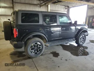 2023 Ford Bronco with VIN 1FMEE5DP2PLA95077, listed as a Copart auction lot 56154525 with 102,335 mi miles and Salvage title. Bid and sale history available at DreamBid. Image 3.