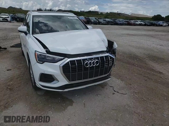 2021 Audi Q3 Premium with VIN WA1AUCF34M1155432, listed as a Copart auction lot 61790315 with 27,746 mi miles and Non repairable. Bid and sale history available at DreamBid. Image 14.